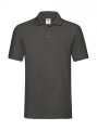 Heren Polo Premium Fruit of the Loom 63-218-0 Light Graphite